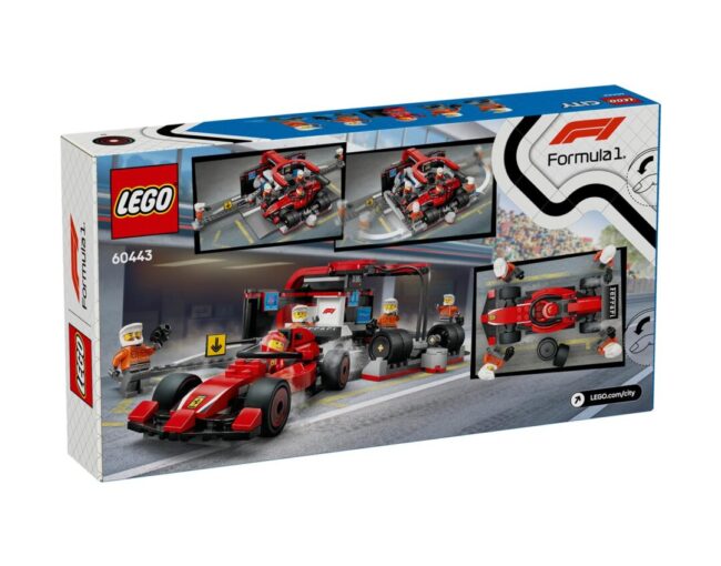 LEGO® City: F1® Pit Stop & Pit Crew with Ferrari Car (60443) - Image 3