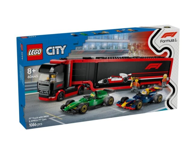LEGO® City: F1® Truck with RB20 & AMR24 F1® Cars (60445) - Image 2