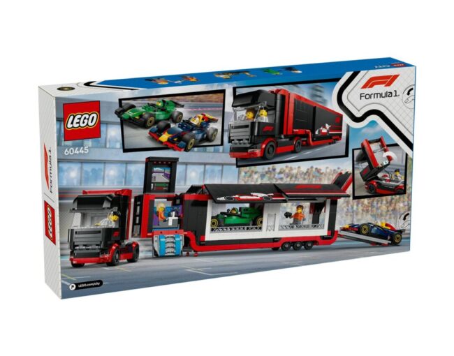 LEGO® City: F1® Truck with RB20 & AMR24 F1® Cars (60445) - Image 3
