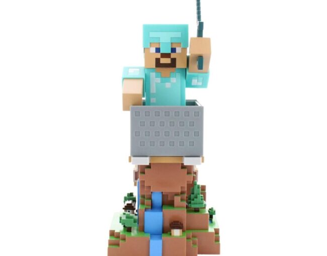 EXG Cable Guys: Minecraft - Steve in Diamond Armour Phone & Controller Holder (CGCRMC400756)