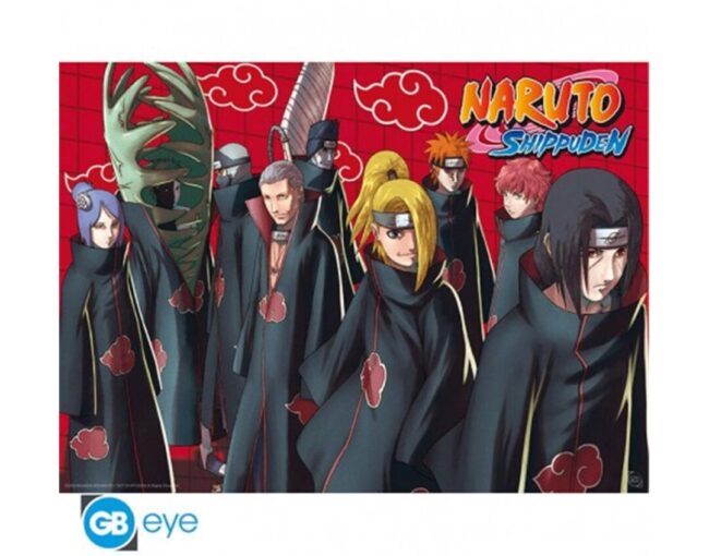Abysse: Naruto Shippuden - Akatsuki Red Chibi Poster (52X38) (GBYDCO370)