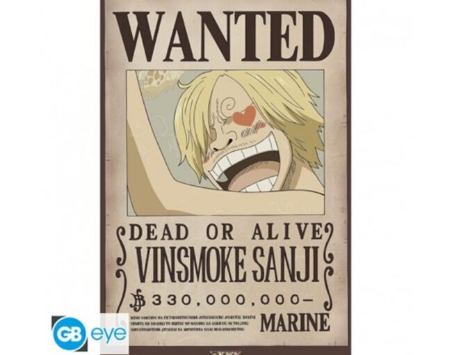 Abysse: One Piece - Wanted Sanji Maxi Poster (91.5X61) (GBYDCO559)
