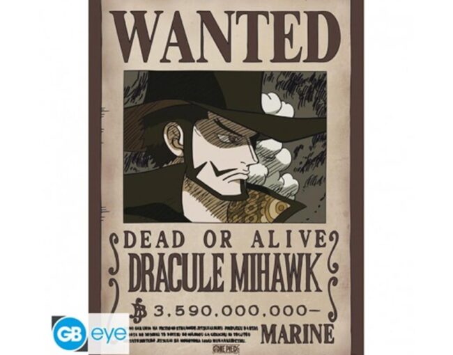Abysse: One Piece - Wanted Mihawk Wano Chibi Poster (52X38) (GBYDCO627)