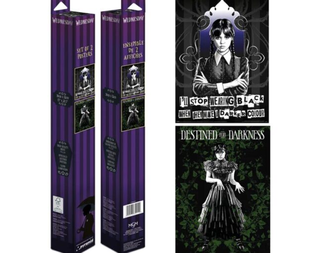 Pyramid: Wednesday (Goth) Poster Set (52x38cm) (PPB35411)
