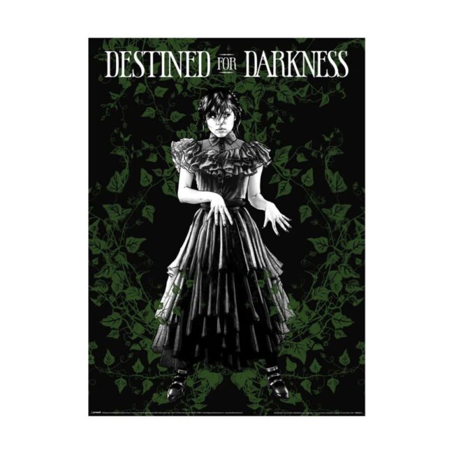 Pyramid: Wednesday (Goth) Poster Set (52x38cm) (PPB35411) - Image 2