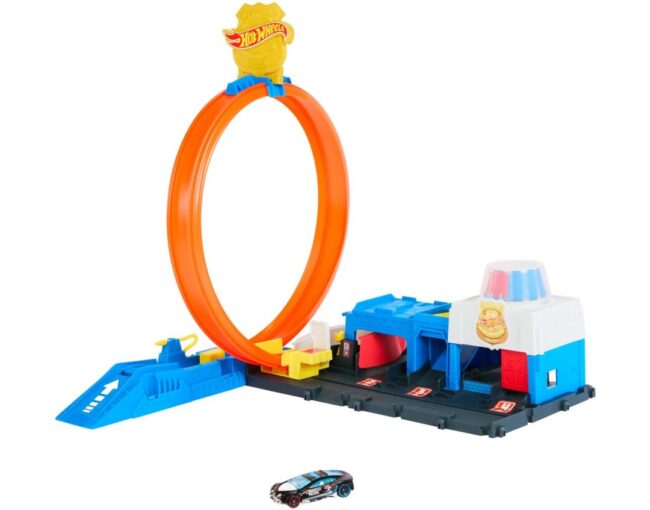 Mattel Hot Wheels Monster Trucks: City Σούπερ Αστυνομικό Τμήμα (JBM71) - Image 3