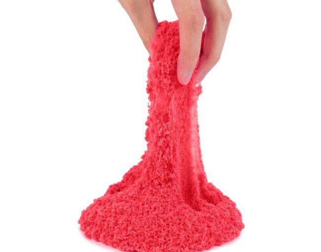 Spin Master Kinetic Sand - Neon Red Basic Sand 8oz box (20149740) - Image 3
