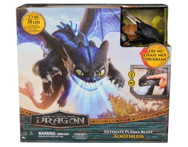 Spin Master How to Train Your Dragon: Ultimate Plasma Blast - Toothless Figure (6072541) - Image 2