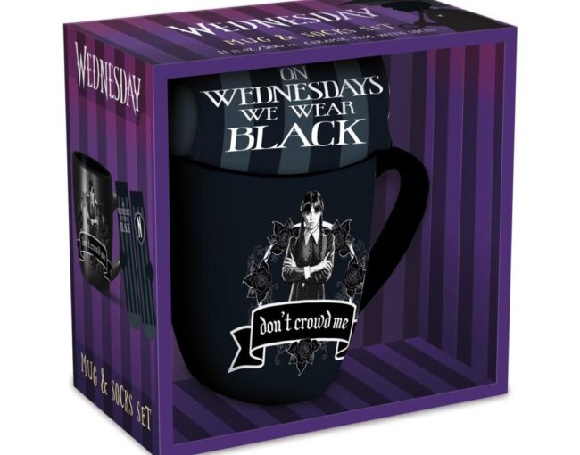 Pyramid: Wednesday - Wear Black Mug & Socks Set (GP2400893) - Image 2