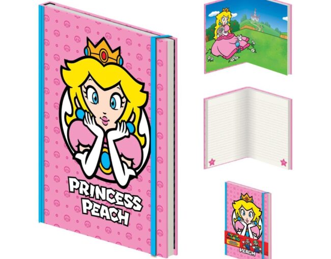 Pyramid Nintendo: Super Mario - Peach A5 Premium Notebook (SR74602)
