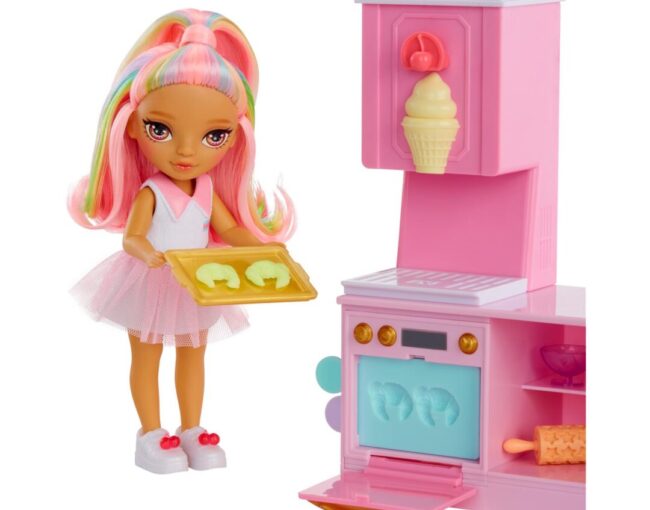 MGA Rainbow High Littles: Dessert Shop with Kandy Doll Playset! (522058)