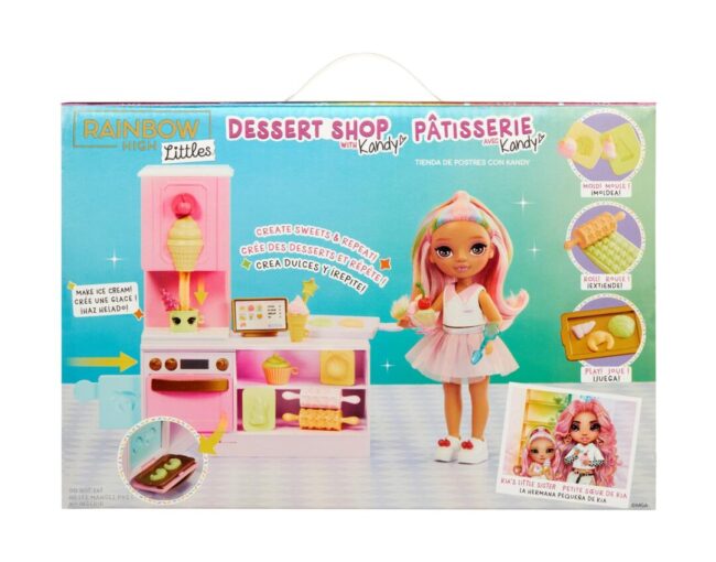 MGA Rainbow High Littles: Dessert Shop with Kandy Doll Playset! (522058) - Image 3