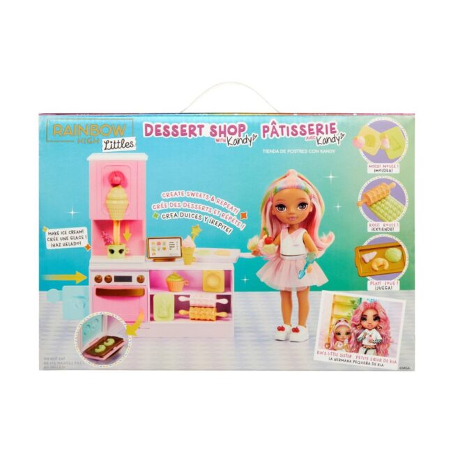 MGA Rainbow High Littles: Dessert Shop with Kandy Doll Playset! (522058) - Image 3