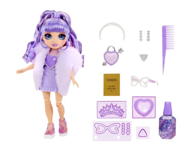 MGA Rainbow High: Creative Crystals - Violet Willow Fashion Doll (121404)