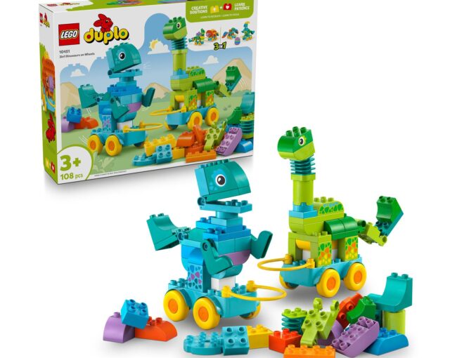 LEGO® DUPLO® Town: 3in1 Dinosaurs on Wheels (10451)