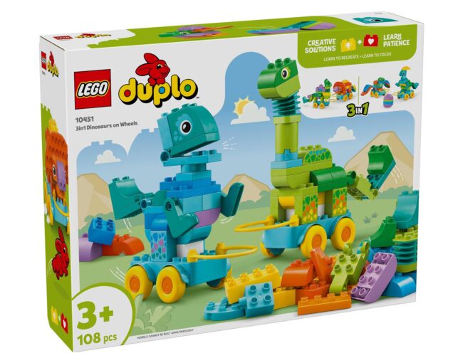 LEGO® DUPLO® Town: 3in1 Dinosaurs on Wheels (10451) - Image 2