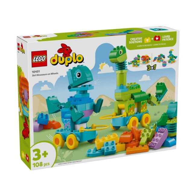 LEGO® DUPLO® Town: 3in1 Dinosaurs on Wheels (10451) - Image 2