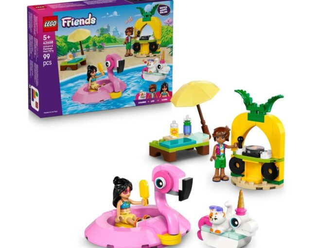 LEGO® Friends: Unicorn & Flamingo Pool Party (42658)