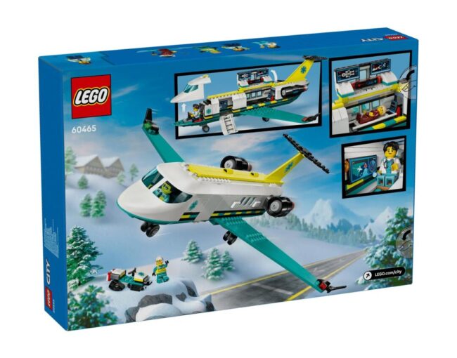 LEGO® City: Emergency Air Ambulance Plane (60465) - Image 3