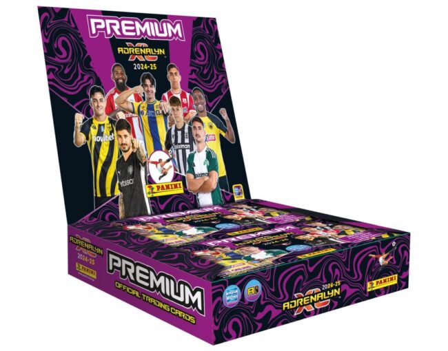 Panini Superleague 2025: Adrenalyn XL Display of 10 Premium Packs (10 Cards per Pack)