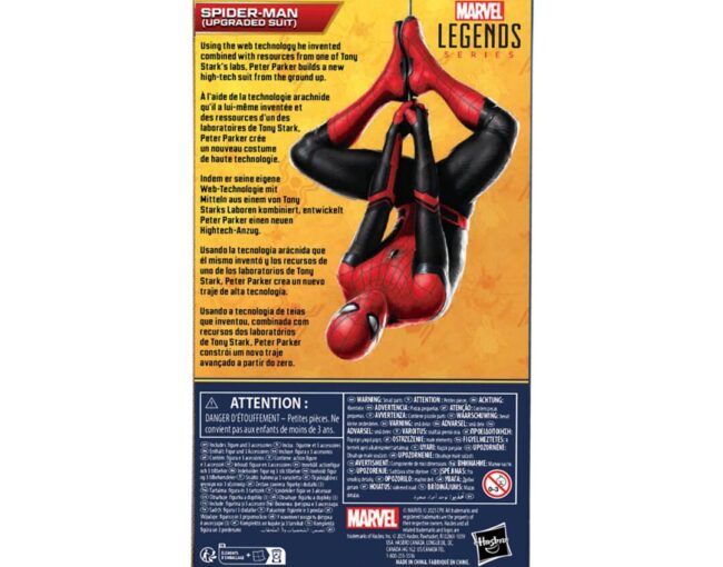 Hasbro Fans Marvel Avengers: Legends Series Far From Home - Spider-Man (Upgraded Suit) (G0606) - Image 2