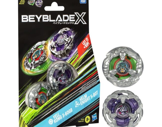 Hasbro Bey Blade X:  Dual Pack -  Yell Kong Helm Knight (G0198)