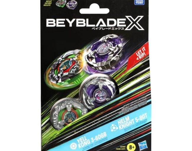 Hasbro Bey Blade X:  Dual Pack -  Yell Kong Helm Knight (G0198) - Image 3