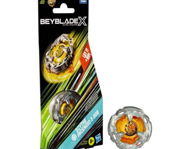 Hasbro Bey Blade X: Booster Single Top - Scythe Incendio (G0285) - Image 3