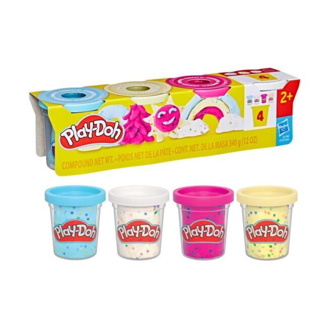 Hasbro Play-Doh®: Specialty Compound - Confetti Fun 4 Pack (G1736) - Image 3