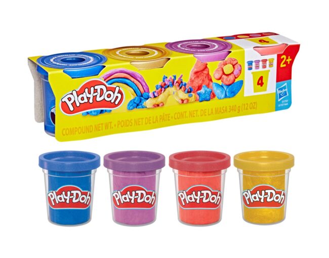 Hasbro Play-Doh®: Specialty Compound - Shimmery Metallics 4 Pack (G1737)
