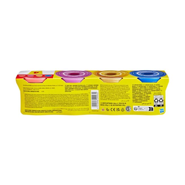 Hasbro Play-Doh®: Specialty Compound - Shimmery Metallics 4 Pack (G1737) - Image 2