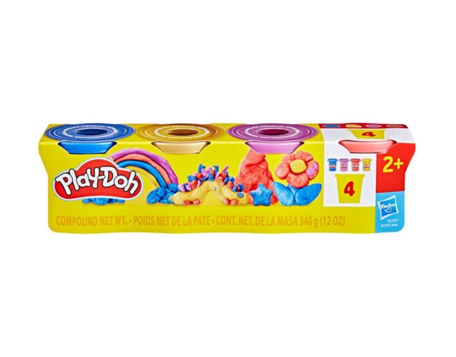 Hasbro Play-Doh®: Specialty Compound - Shimmery Metallics 4 Pack (G1737) - Image 3