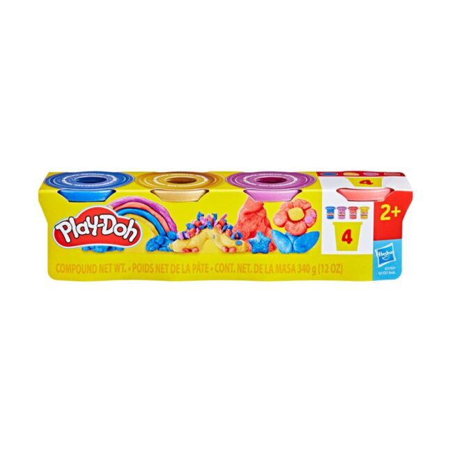 Hasbro Play-Doh®: Specialty Compound - Shimmery Metallics 4 Pack (G1737) - Image 3