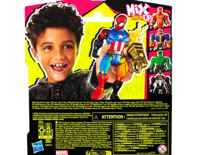 Hasbro Marvel Spider-Man: Mixmashers - Spiderman Action Figure (F9213) - Image 2
