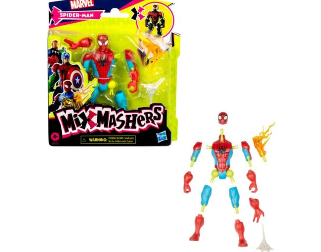 Hasbro Marvel Spider-Man: Mixmashers - Spiderman Action Figure (F9213) - Image 3