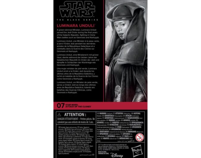 Hasbro Fans Star Wars: Attack of the Clones - Luminara Unduli Φιγούρα Δράσης (15cm) (G0885) - Image 2