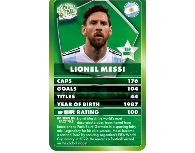 Winning Moves Top Trumps Specials: World Football Stars - Card Game (English Language) (WM04533-EN1-6) - Image 3