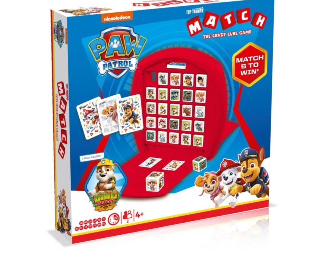 Winning Moves Top Trumps Match: Paw Patrol Τhe Crazy Cube Game (English Language) (WM01346-ML1-6)