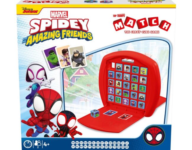Winning Moves Top Trumps Match: Marvel - Spidey & His Amazing Friends Τhe Crazy Cube Game (English Language) (WM04798-ML1-6) - Image 2