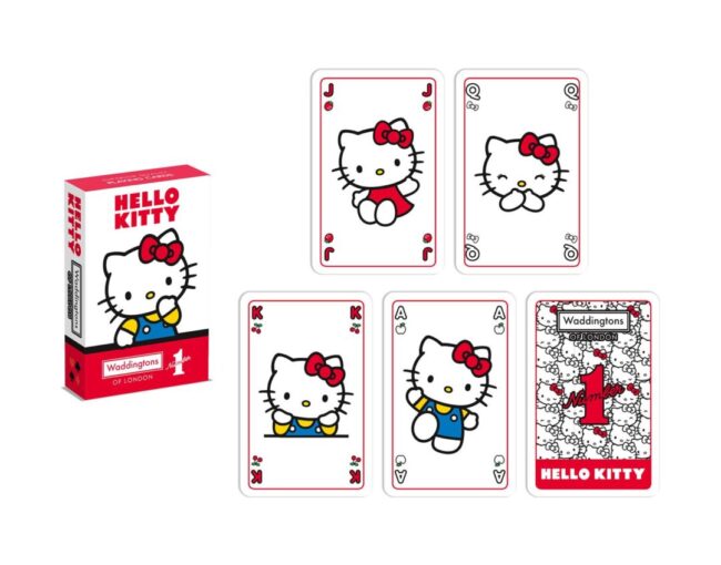 Winning Moves Waddingtons No.1: Hello Kitty Playing Cards (English Language) (WM05101-EN1-12) - Image 2