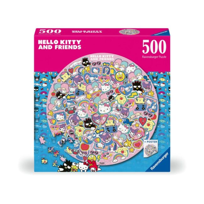 Ravensburger Puzzle: Hello Kitty - Hello Kitty and Friends (500 pcs) (12001391) - Image 3