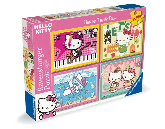 Ravensburger Puzzle: Hello Kitty - Let's Go, Hello Kitty! (4x100 pcs) (12004159) - Image 2