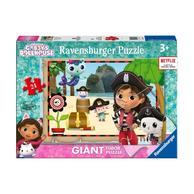 Ravensburger Floor Puzzle: Gabby's Dollhouse - Gabby's Pirate Adventures (24 pcs) (03179) - Image 2