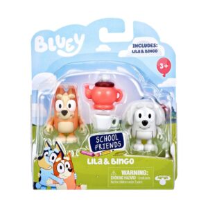 Giochi Preziosi Bluey:School Friends - Lila & Bingo 2 Pack Figure (BLY87000)