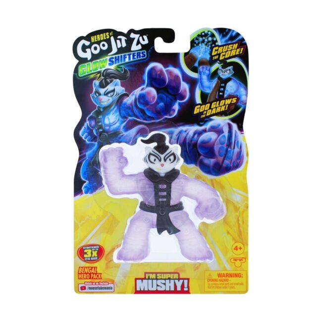 Giochi Preziosi Heroes of Goo Jit Zu: Glow Shifters - Bengal Hero Pack (GJT41000) - Image 3