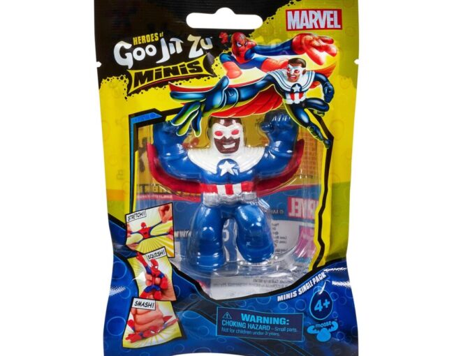 Giochi Preziosi Marvel: Heroes of Goo Jit Zu Minis - Captain America-Sam Wilson (GJM00100) - Image 2