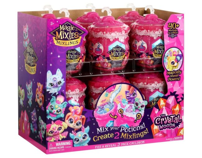 Giochi Preziosi Magic Mixies: Mixlings - The Crystal Woods Fizz & Reveal 2 Pack Gauldron S3 (MG008000) - Image 2