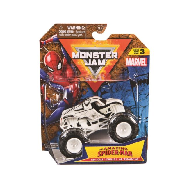 Spin Master Monster Jam: Marvel - The Amazing Spider-Man 1:64 Vehicle (20150886) - Image 3