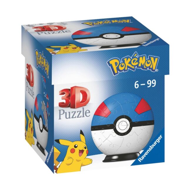Ravensburger 3D Puzzle: Pokemon - Great Ball (55 pcs) (11265) - Image 2