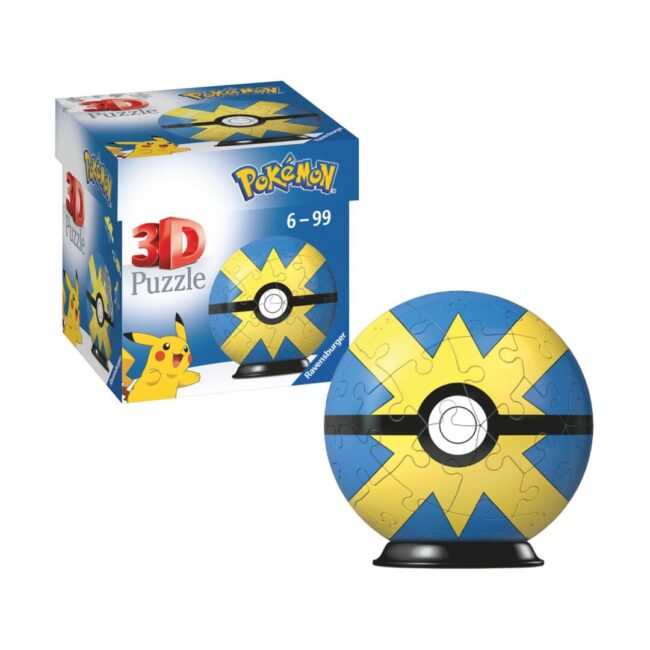 Ravensburger 3D Puzzle: Pokemon - Quick Ball (55 pcs) (11580) - Image 2